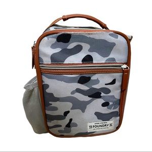 The Foundry Fit & Fresh Grey Camo Lunch Tote